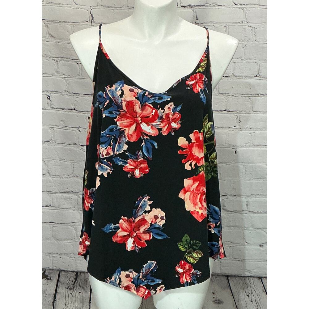 Paper Plane Women’s Floral Swing Cami Top (Size 3X)
